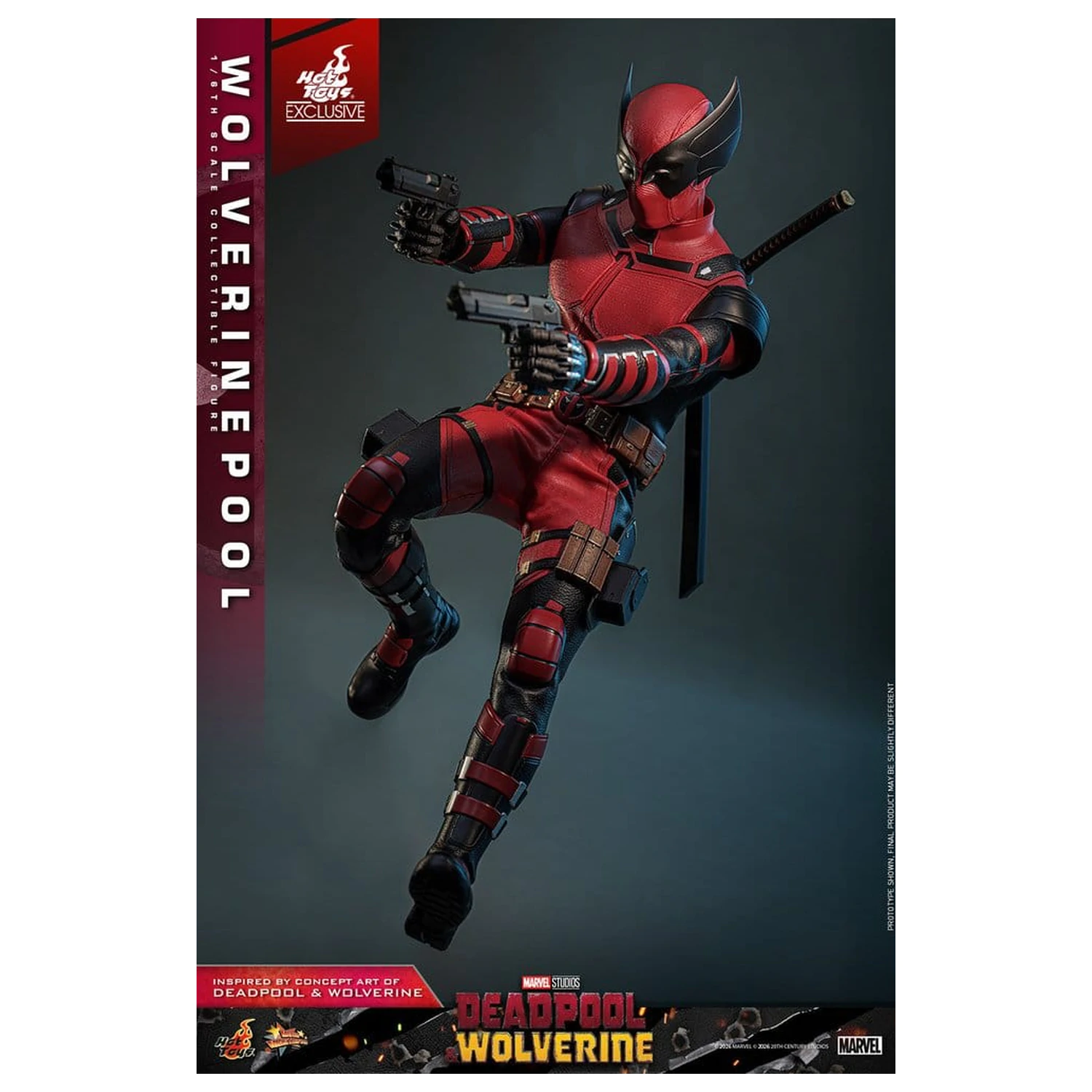 Deadpool & Wolverine Movie Masterpiece akčná figúrka 1/6 Wolverinepool 31 cm produktová fotografia