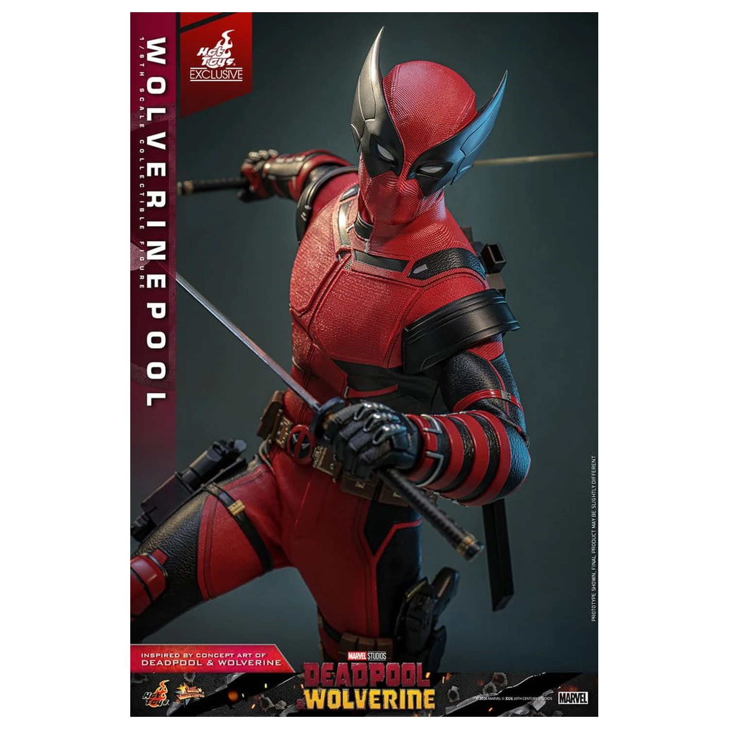 Deadpool & Wolverine Movie Masterpiece akčná figúrka 1/6 Wolverinepool 31 cm produktová fotografia
