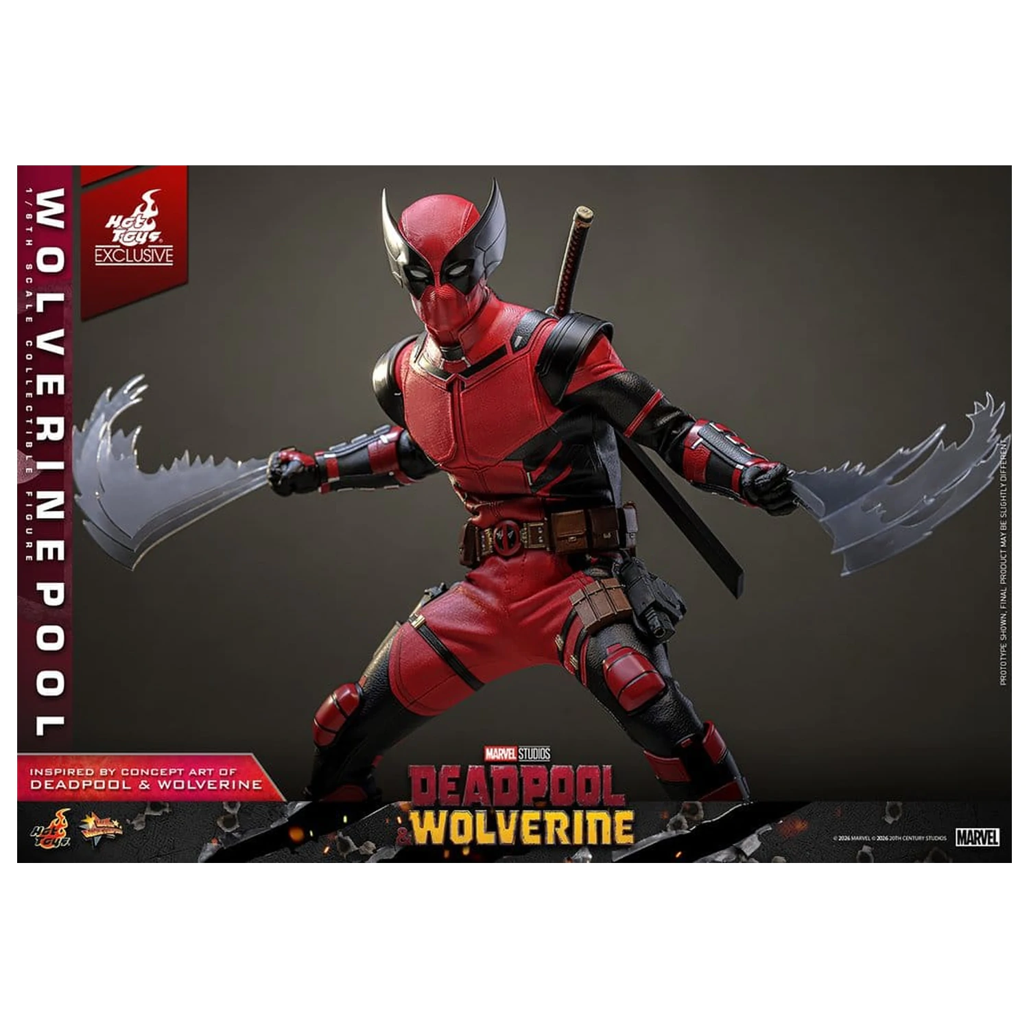 Deadpool & Wolverine Movie Masterpiece akčná figúrka 1/6 Wolverinepool 31 cm produktová fotografia