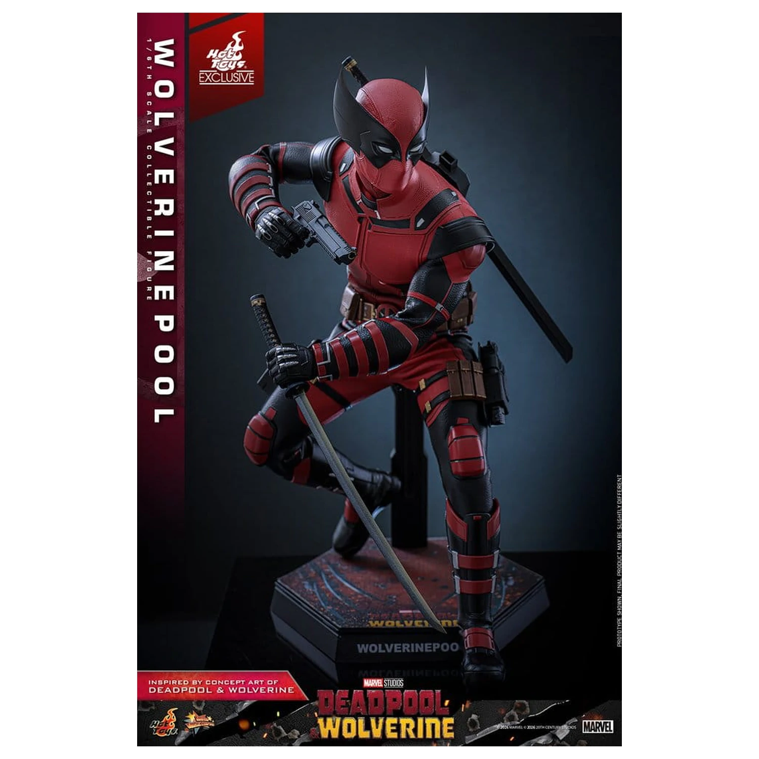 Deadpool & Wolverine Movie Masterpiece akčná figúrka 1/6 Wolverinepool 31 cm produktová fotografia