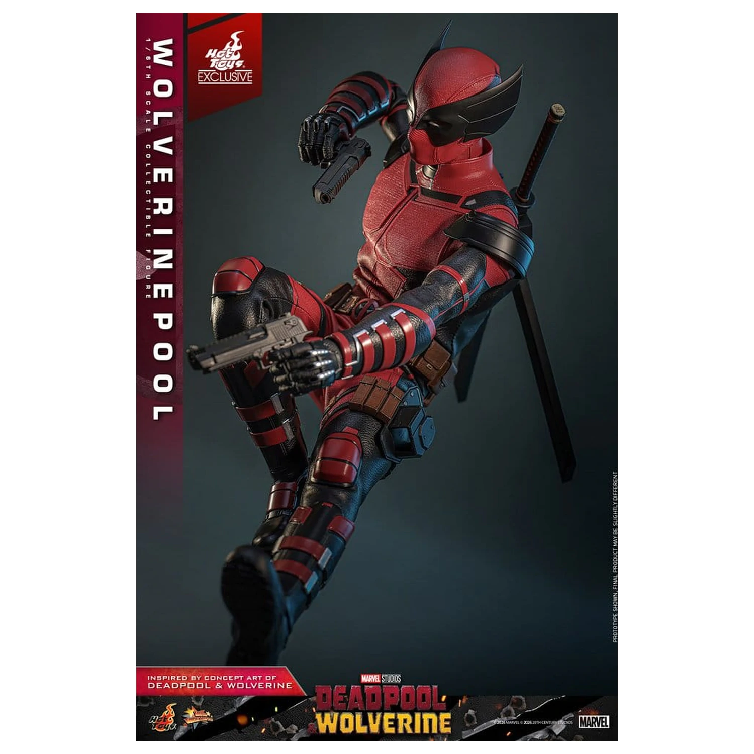 Deadpool & Wolverine Movie Masterpiece akčná figúrka 1/6 Wolverinepool 31 cm produktová fotografia