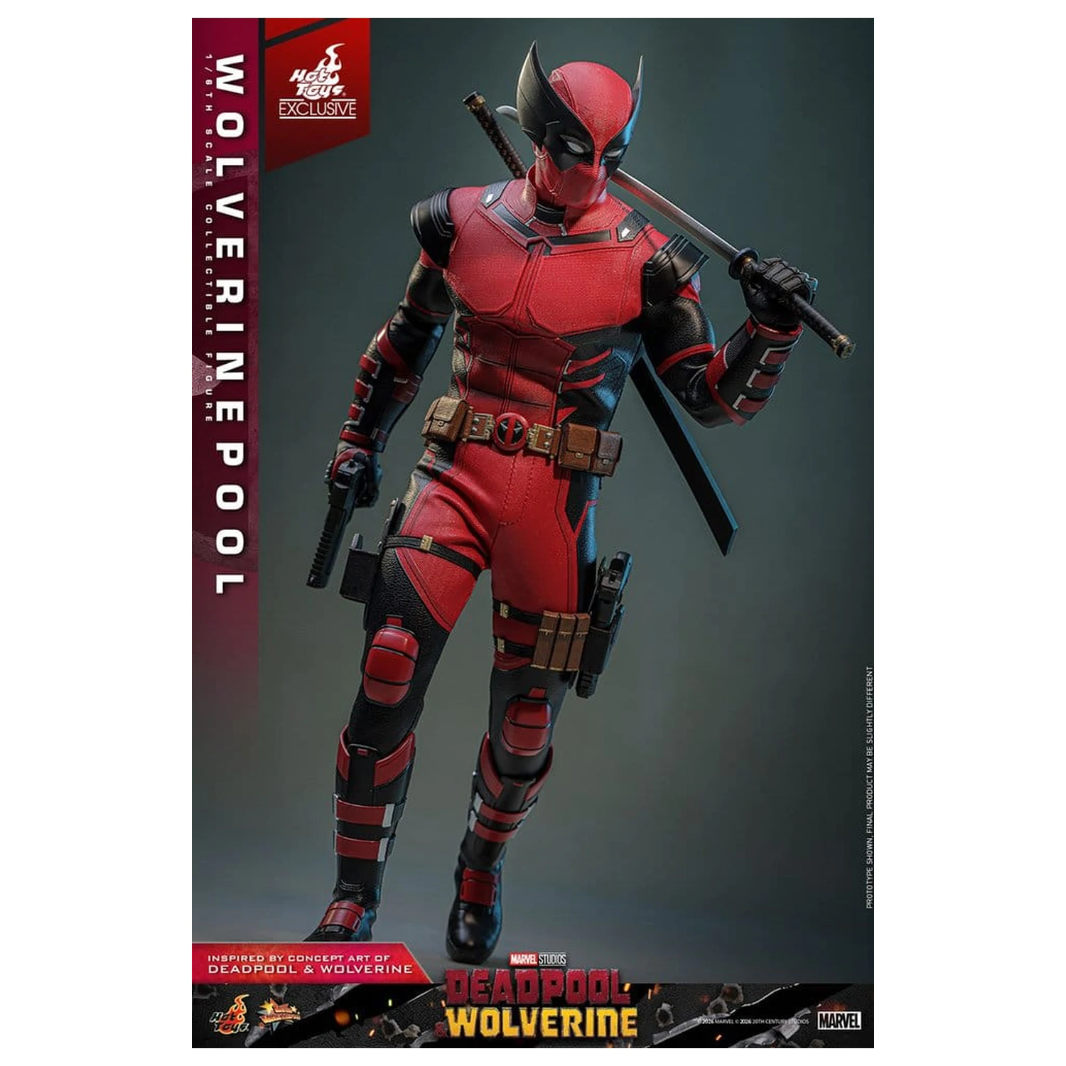 Deadpool & Wolverine Movie Masterpiece akčná figúrka 1/6 Wolverinepool 31 cm produktová fotografia