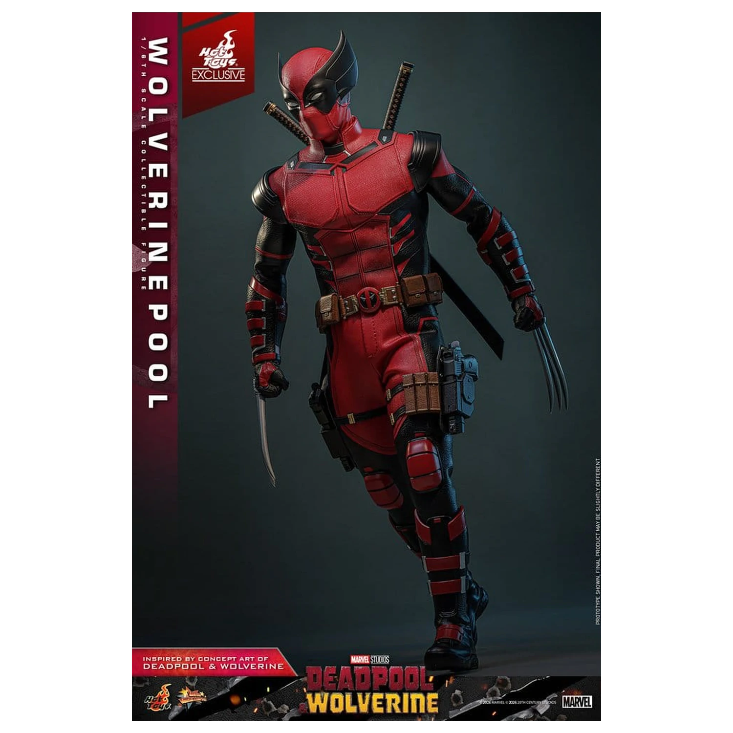 Deadpool & Wolverine Movie Masterpiece akčná figúrka 1/6 Wolverinepool 31 cm produktová fotografia