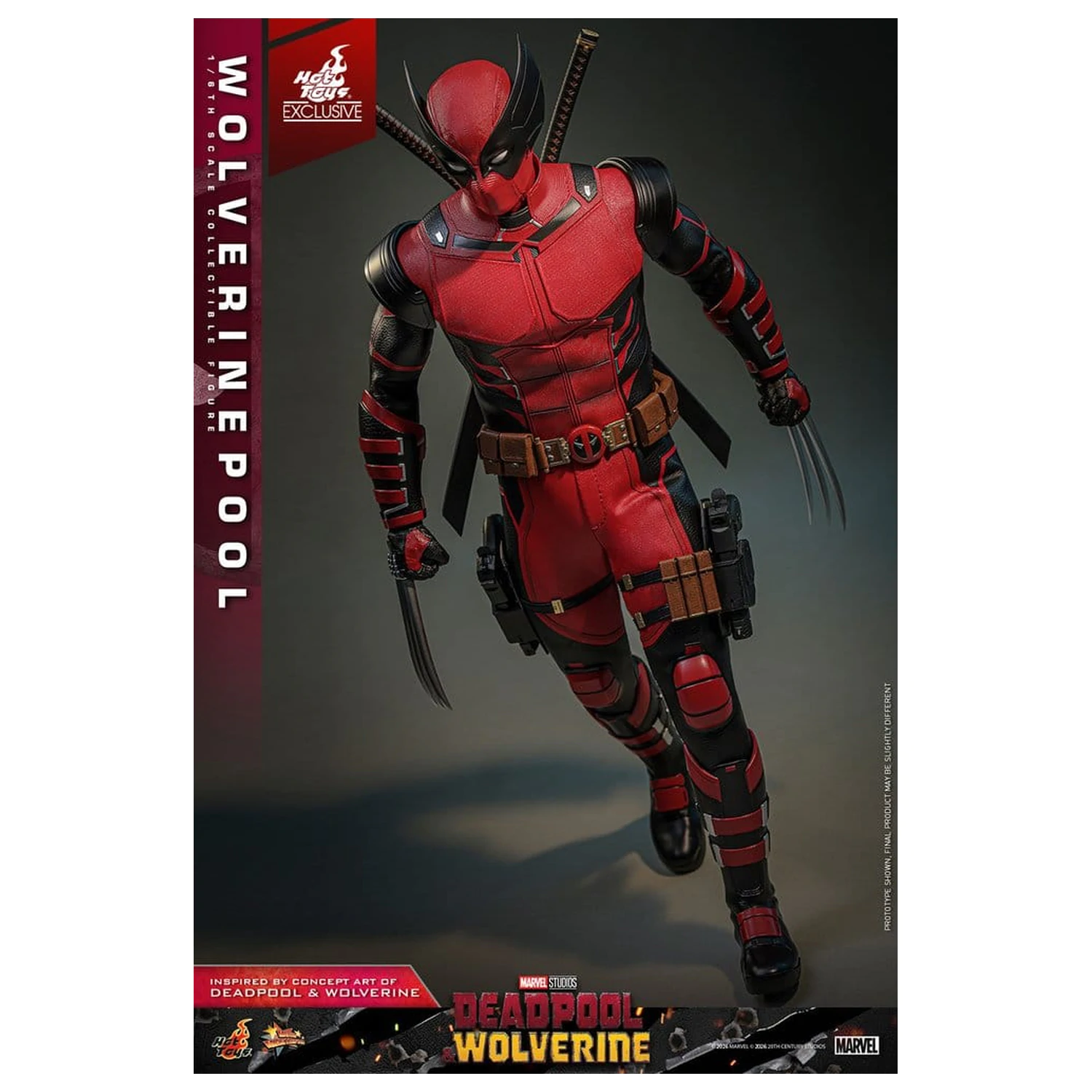 Deadpool & Wolverine Movie Masterpiece akčná figúrka 1/6 Wolverinepool 31 cm produktová fotografia