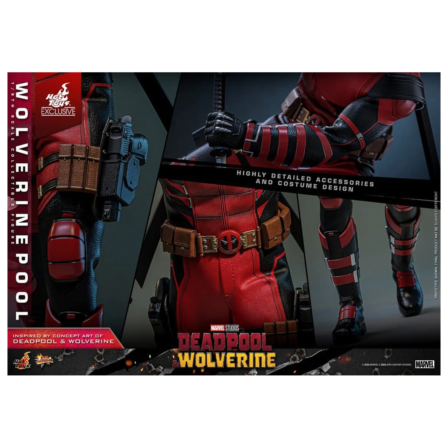 Deadpool & Wolverine Movie Masterpiece akčná figúrka 1/6 Wolverinepool 31 cm produktová fotografia