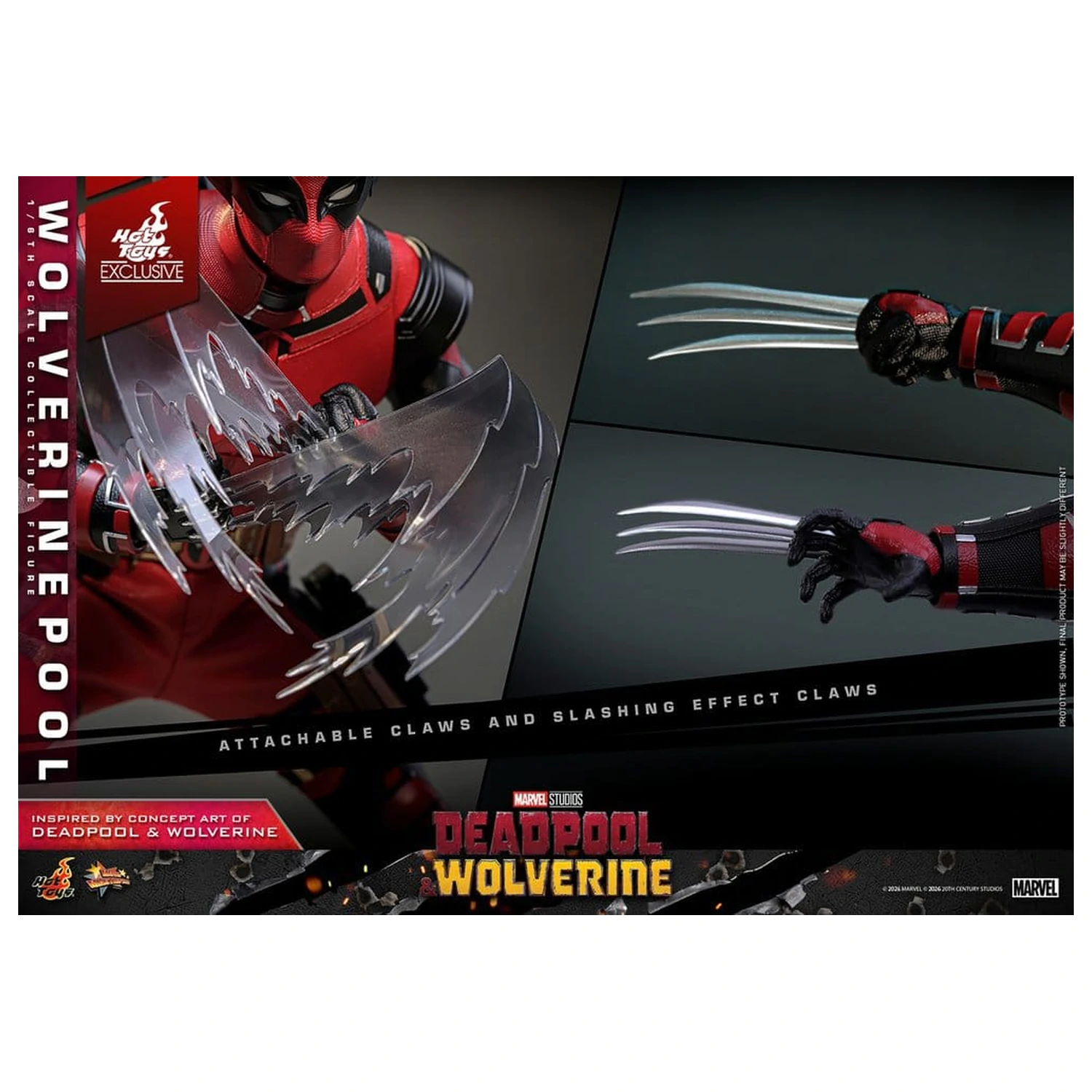 Deadpool & Wolverine Movie Masterpiece akčná figúrka 1/6 Wolverinepool 31 cm produktová fotografia