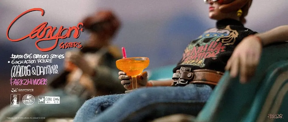 Death Gas Station Series Akčné figúrky Canyon Sisters: Mrs. T & Ms. L 15 cm produktová fotografia
