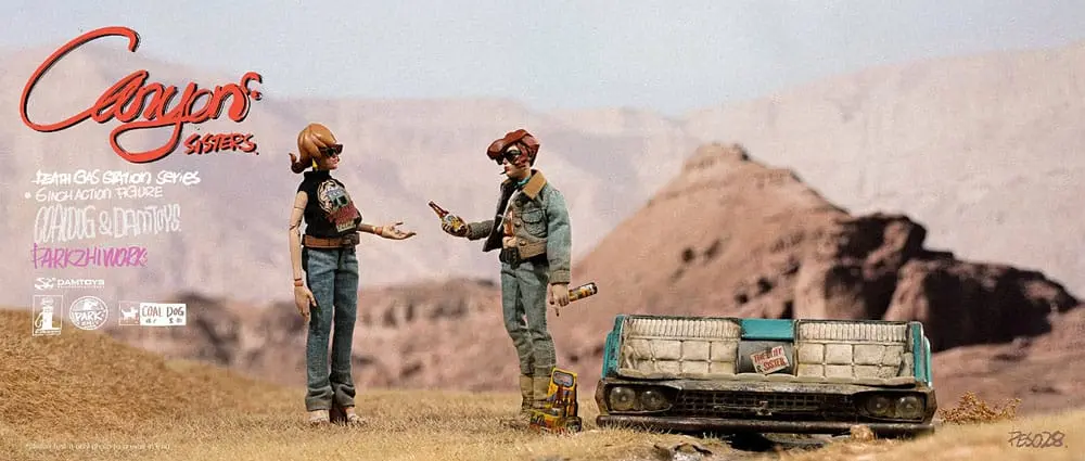 Death Gas Station Series Akčné figúrky Canyon Sisters: Mrs. T & Ms. L 15 cm produktová fotografia
