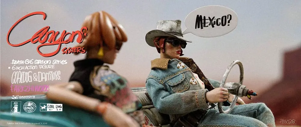 Death Gas Station Series Akčné figúrky Canyon Sisters: Mrs. T & Ms. L 15 cm produktová fotografia