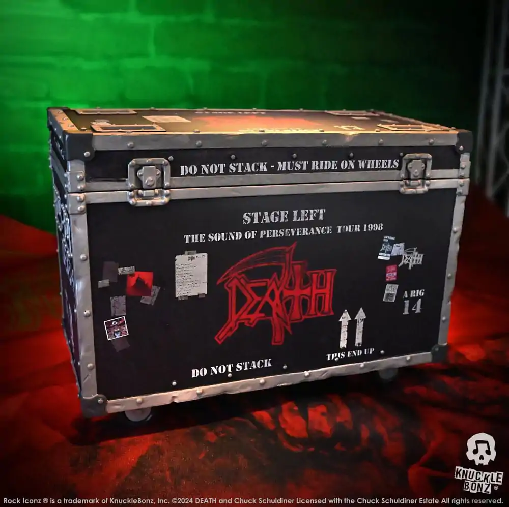 Death Rock Ikonz On Tour Road Case sochu + pódiové pozadie Set The Sound of Perseverance Tour 1998 termékfotó