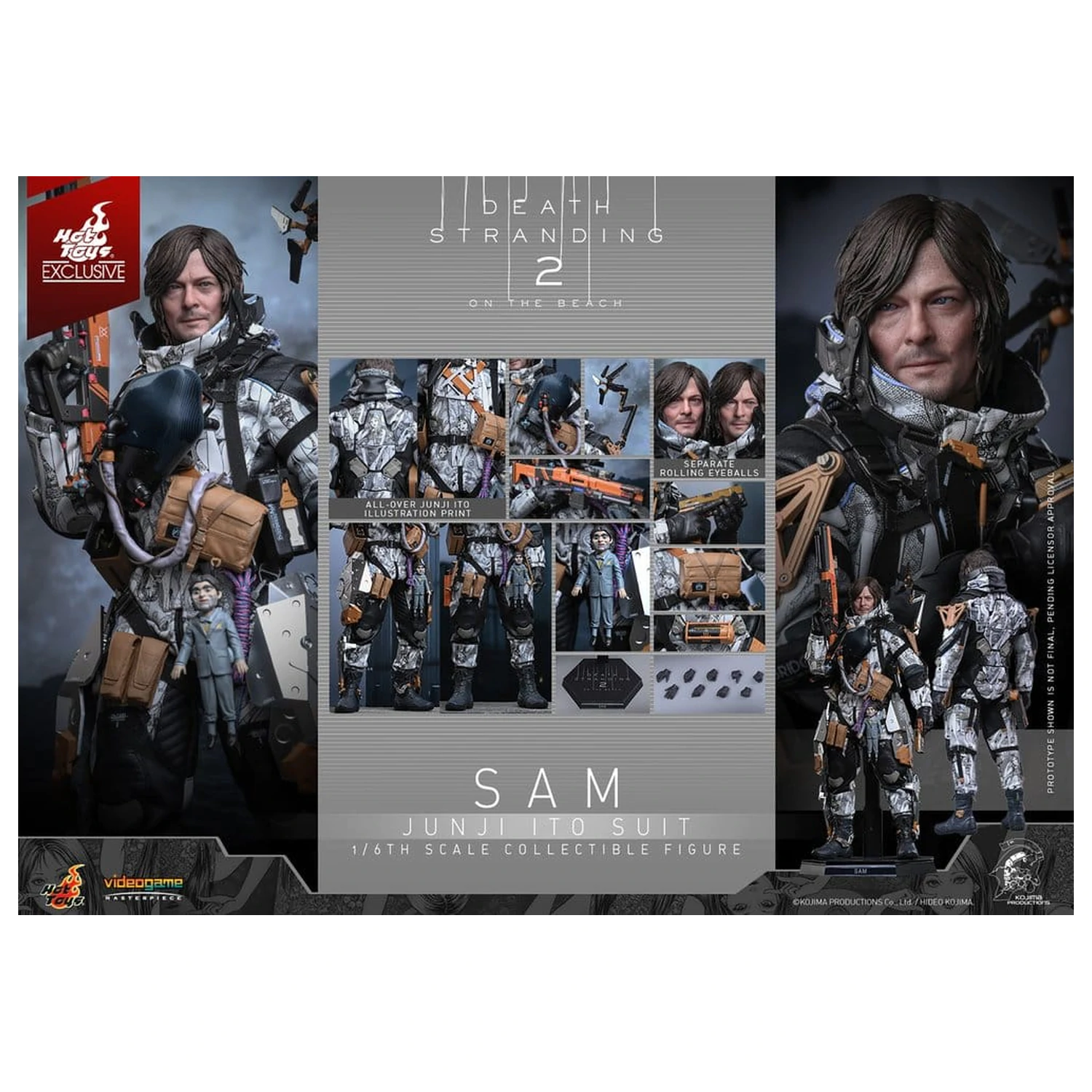 Death Stranding akčná figúrka 1/6 Sam Porter Bridges (Junji Ito Suit) produktová fotografia