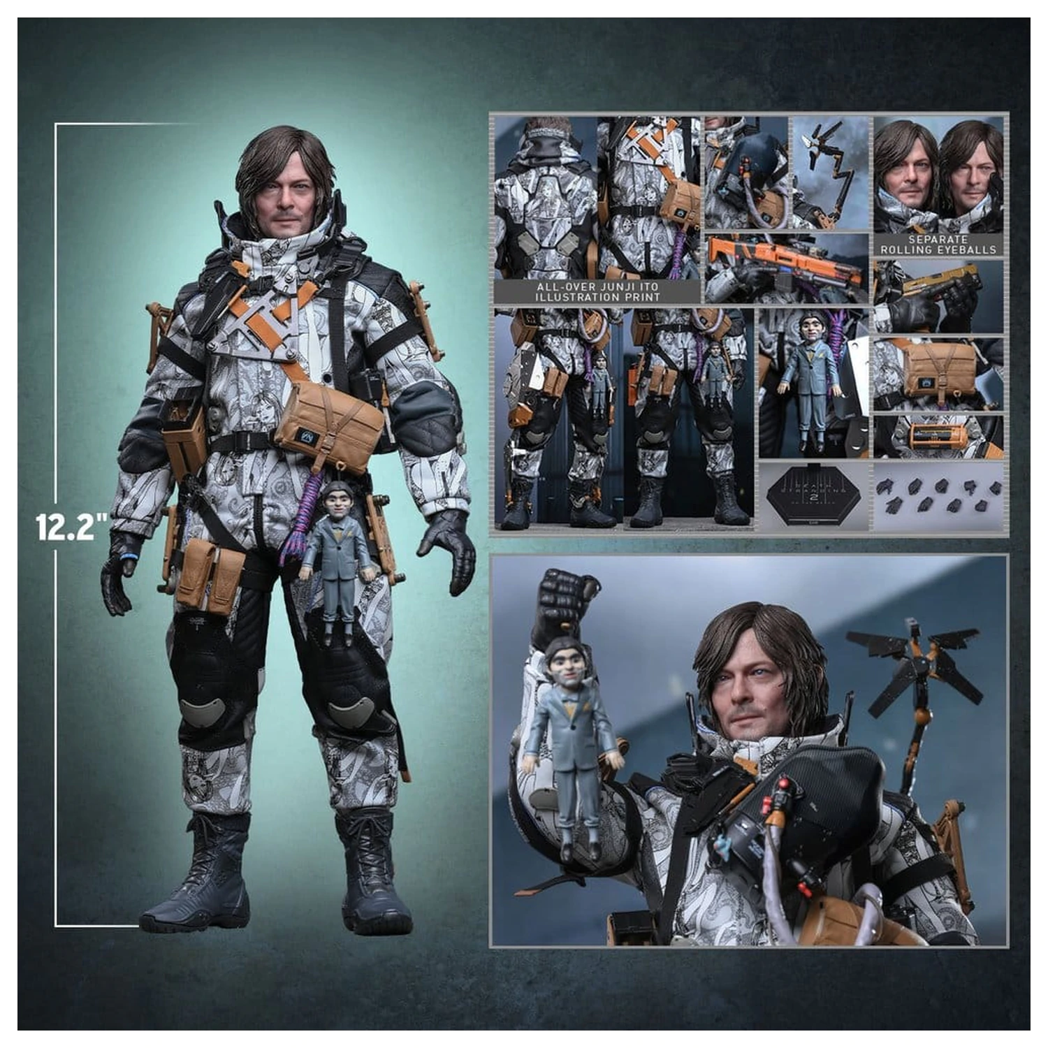 Death Stranding akčná figúrka 1/6 Sam Porter Bridges (Junji Ito Suit) produktová fotografia