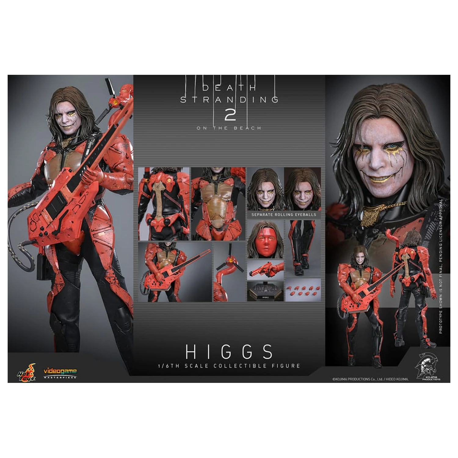 Death Stranding 2: On the Beach Videogame Masterpiece akčná figúrka 1/6 Higgs 33 cm produktová fotografia