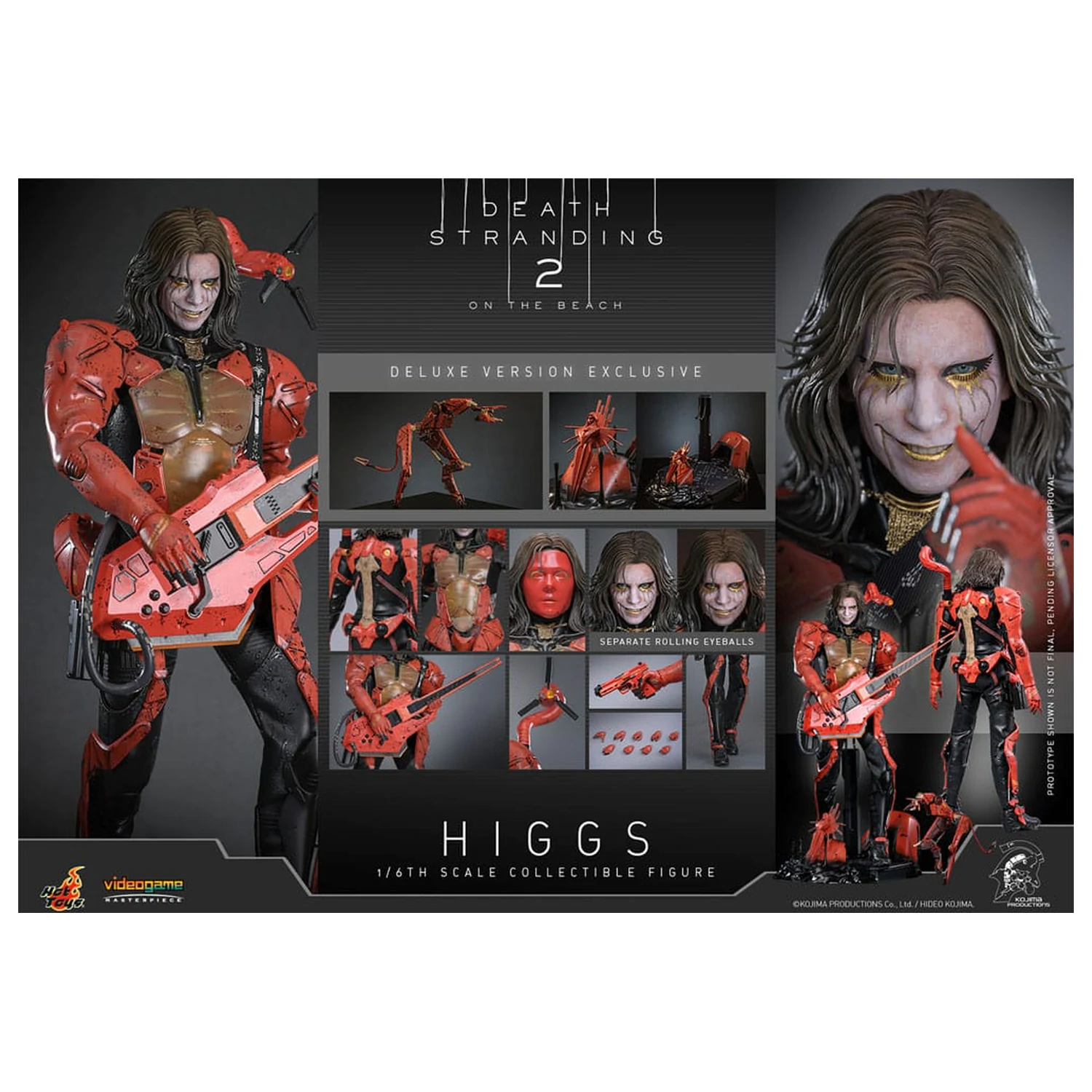 Death Stranding 2: On the Beach Videogame Masterpiece akčná figúrka 1/6 Higgs (Deluxe Version) 33 cm produktová fotografia