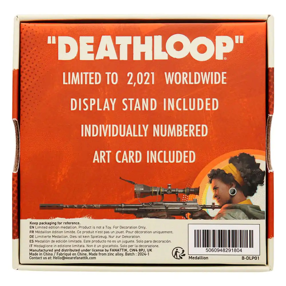 Deathloop Replica Trinket Medallion Limitált kiadás termékfotó