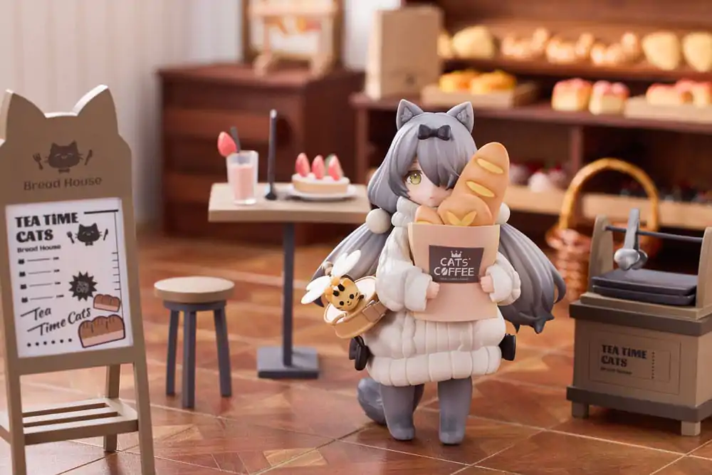 Decorated Life Collection PVC Soška Tea Time Cats - Cat Town Bakery Staff &amp; Customer Set 12 cm produktová fotografia