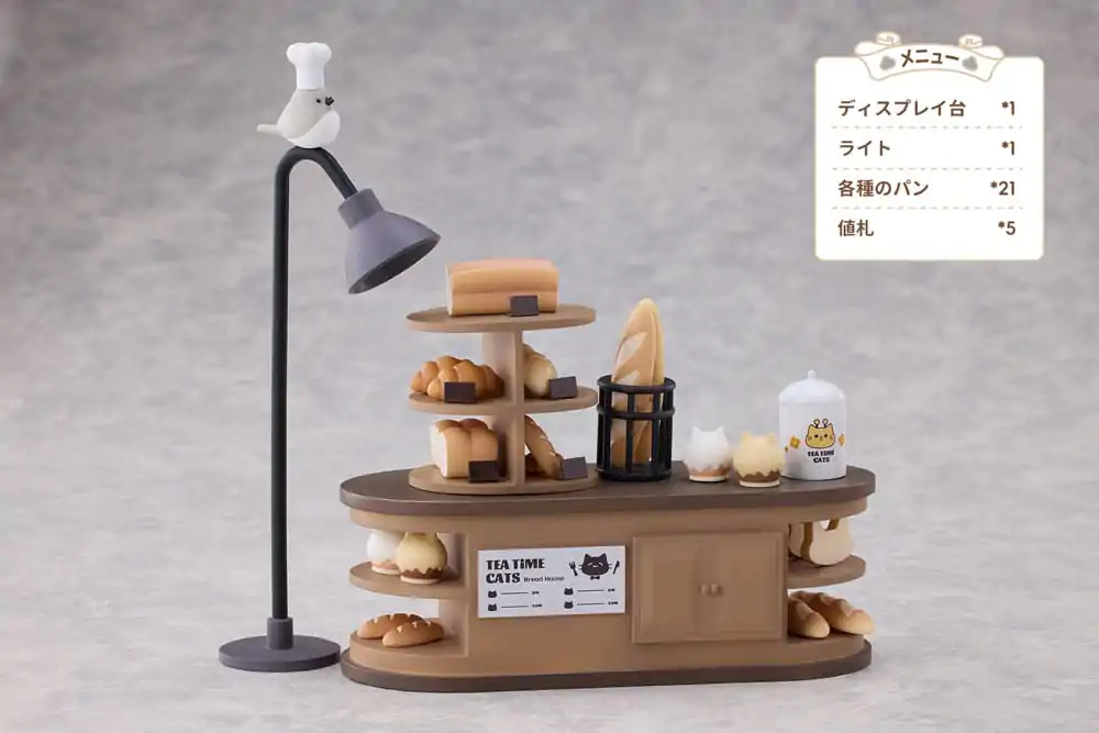 Decorated Life Collection PVC Soška Tea Time Cats - Cat Town Bakery Staff &amp; Customer Set 12 cm produktová fotografia