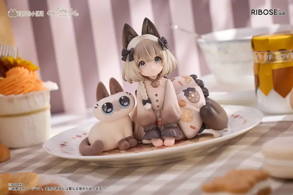 Decorated Life Collection PVC soška Tea Time Cats x Siamese Cat Azuki-san Friendship Collaboration Exclusive Set 18 cm produktová fotografia