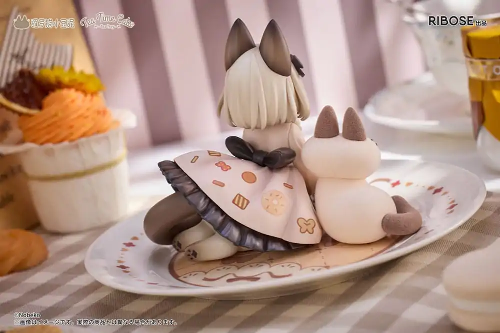 Decorated Life Collection PVC soška Tea Time Cats x Siamese Cat Azuki-san Friendship Collaboration Exclusive Set 18 cm produktová fotografia