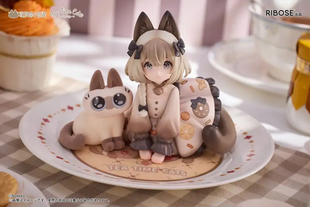 Decorated Life Collection PVC soška Tea Time Cats x Siamese Cat Azuki-san Friendship Collaboration Exclusive Set 18 cm produktová fotografia