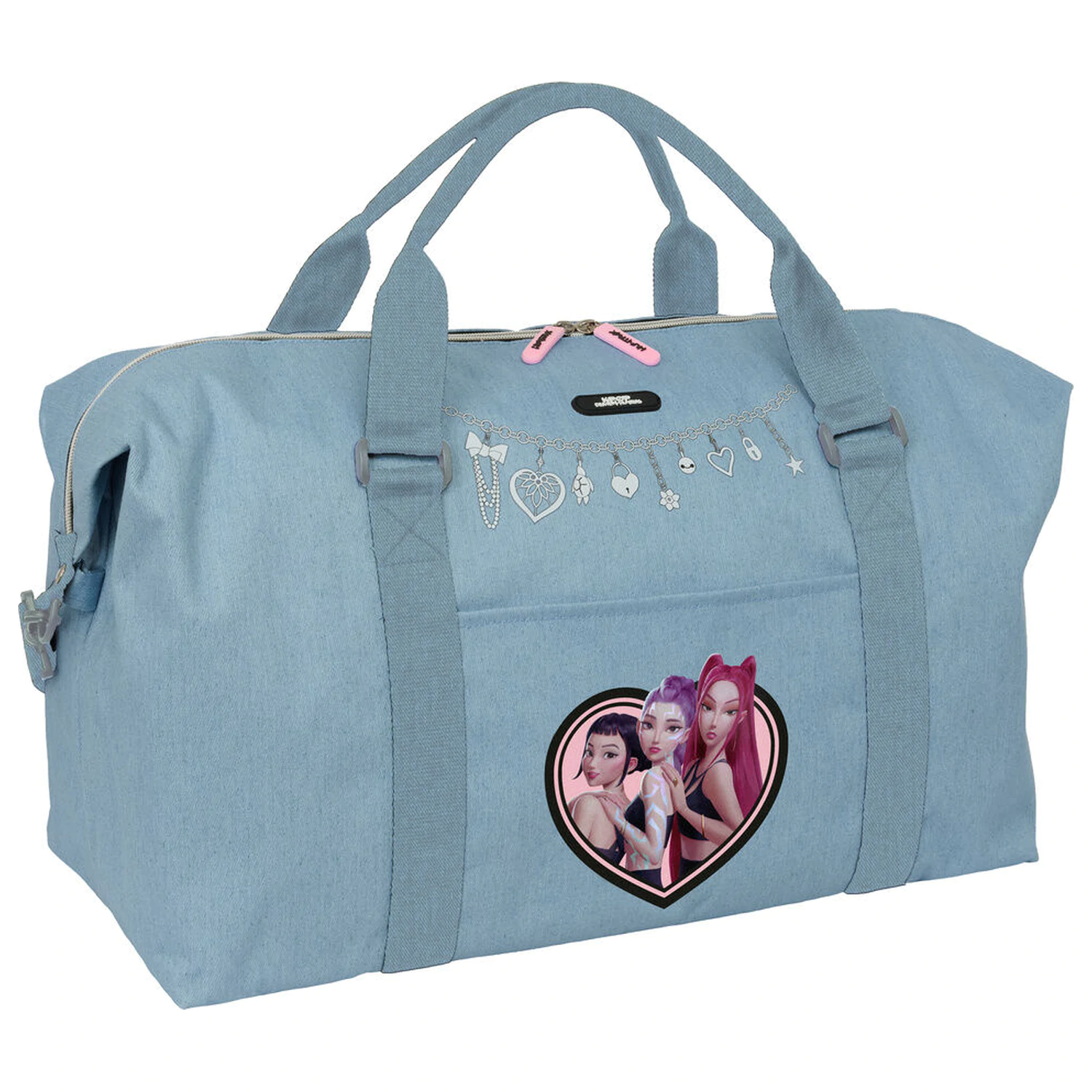 Demon Hunters Kpop Huntrix cestovná taška produktová fotografia