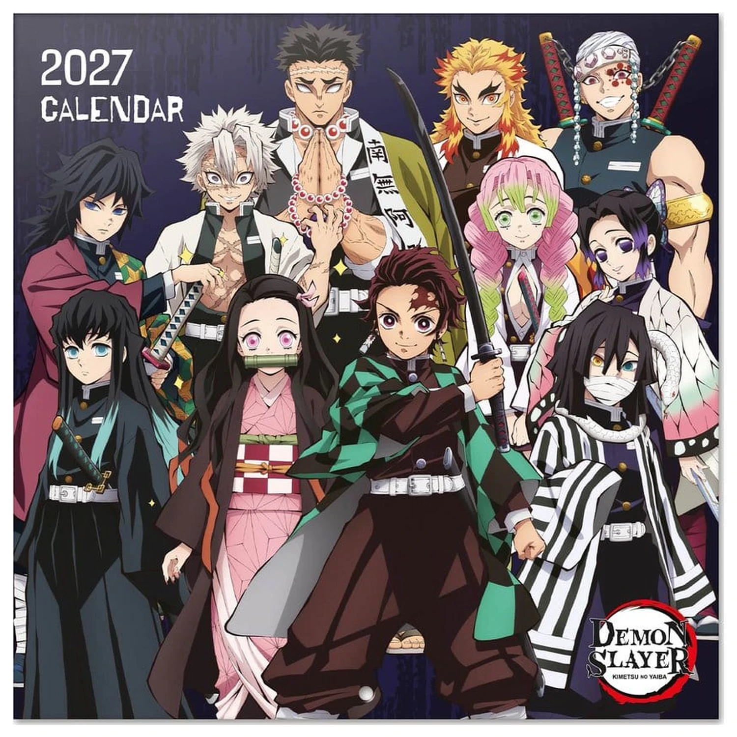 Demon Slayer 2027 Nástenný kalendár 30 x 30 cm produktová fotografia