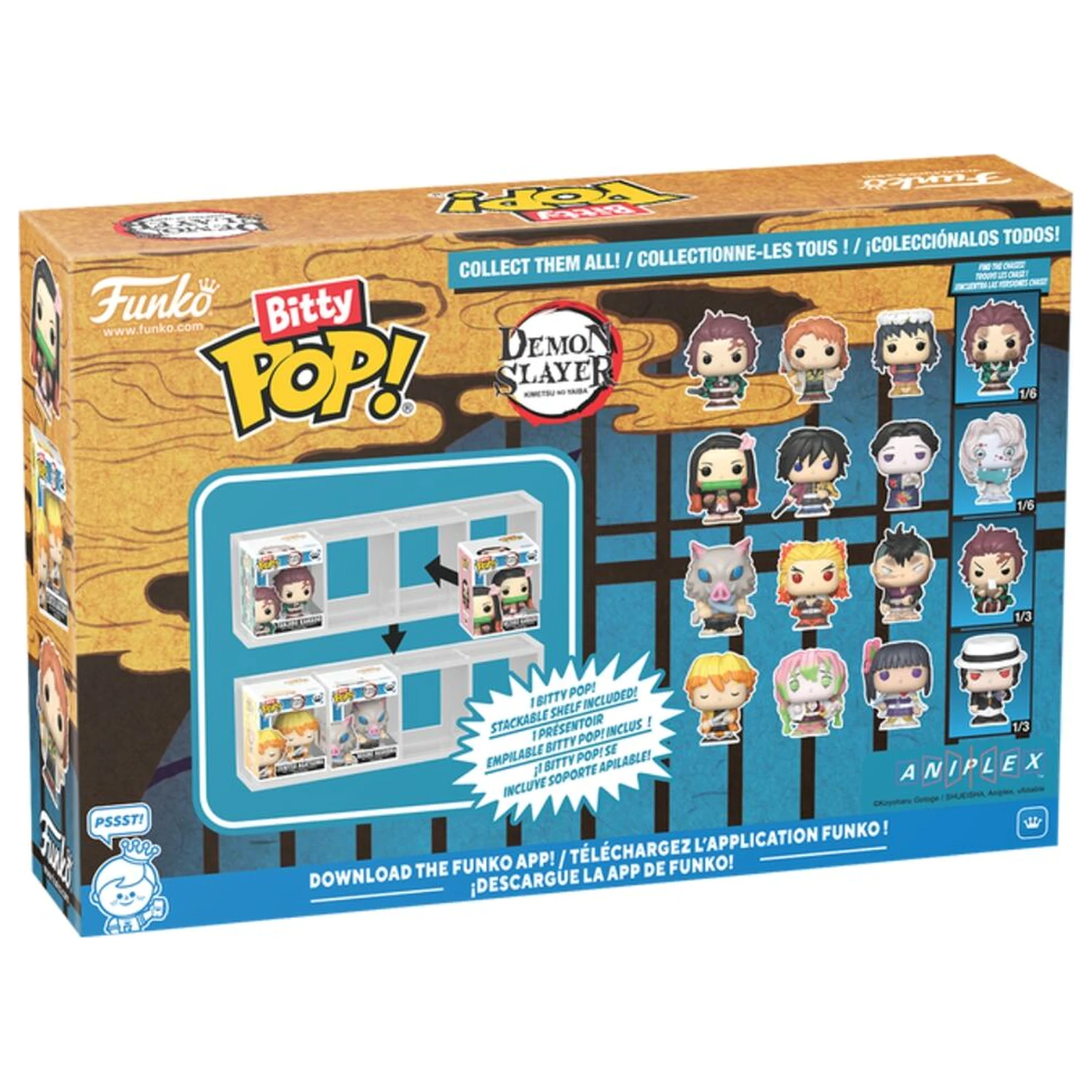 Demon Slayer Funko Bitty POP figúrky Zenitsu produktová fotografia