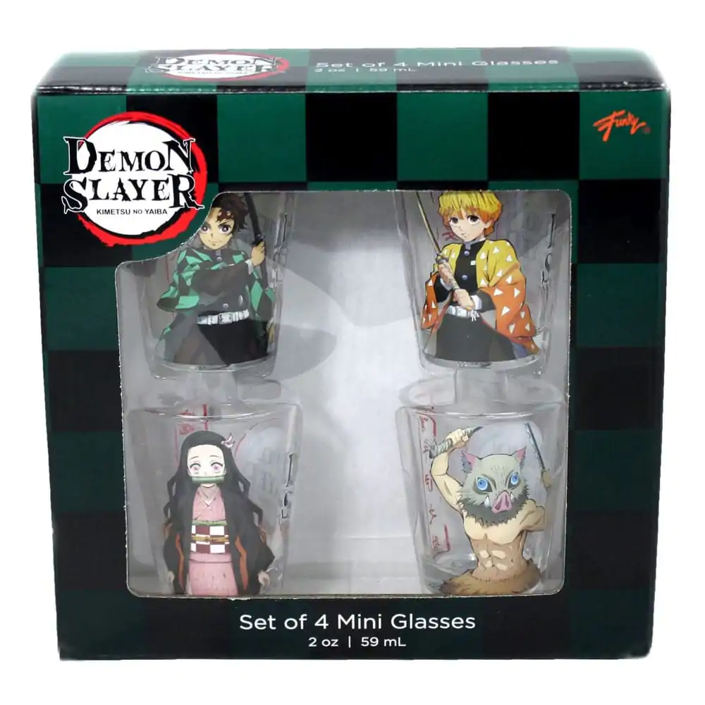 Demon Slayer poháre 4-Pack Group 59 ml produktová fotografia