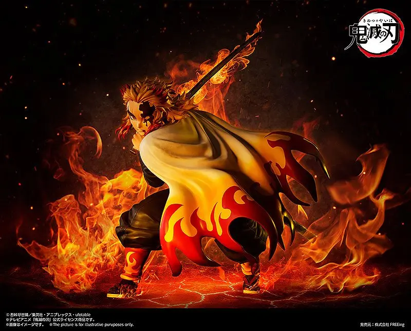 Demon Slayer: Kimetsu no Yaiba Socha 1/4 Kyojuro Rengoku 42 cm produktová fotografia