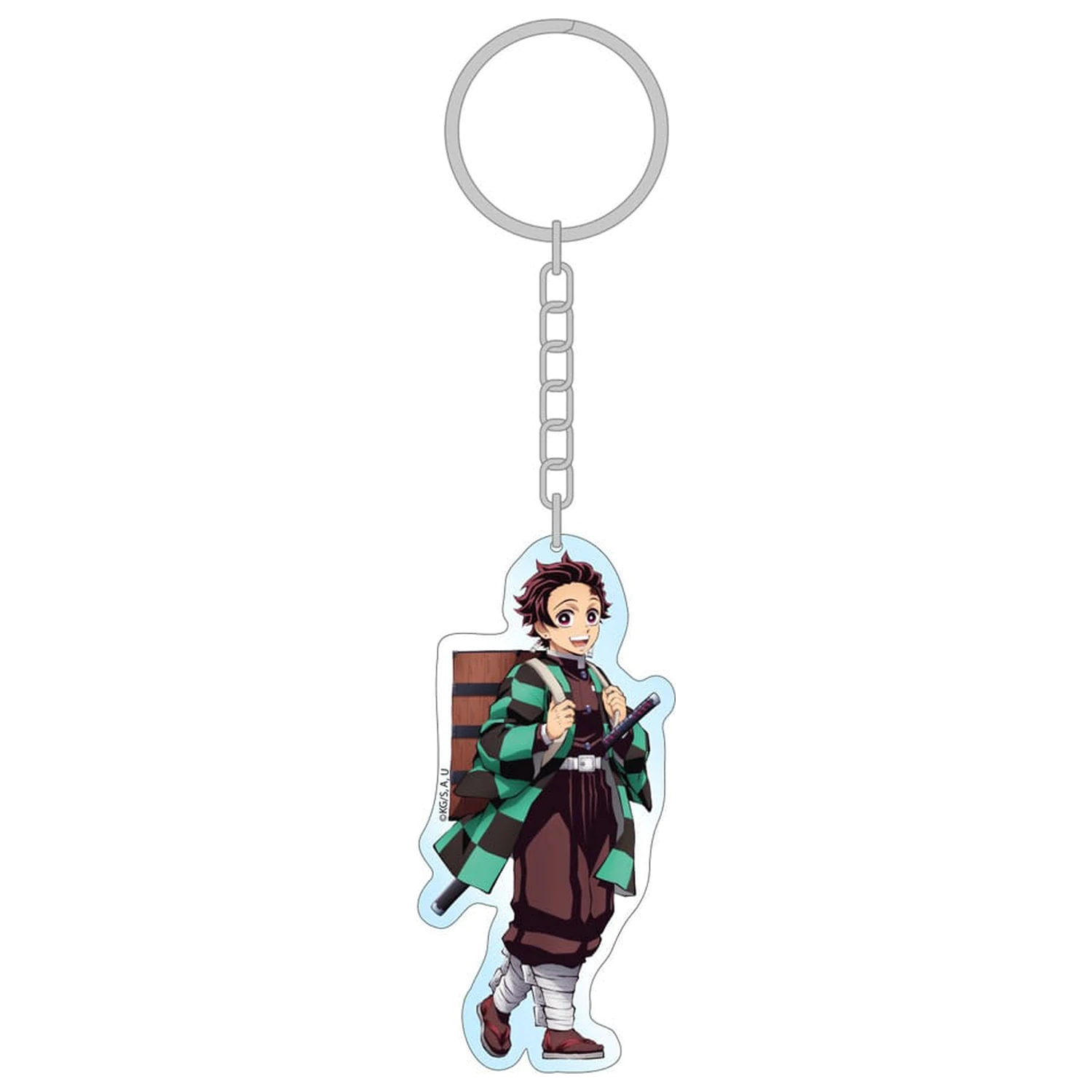 Demon Slayer: Kimetsu no Yaiba akrylová kľúčenka Tanjiro holografická 8 cm produktová fotografia