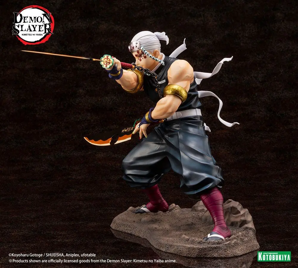 Demon Slayer: Kimetsu no Yaiba ARTFXJ figúrka 1/8 Tengen Uzui Bonus Edition 23 cm termékfotó