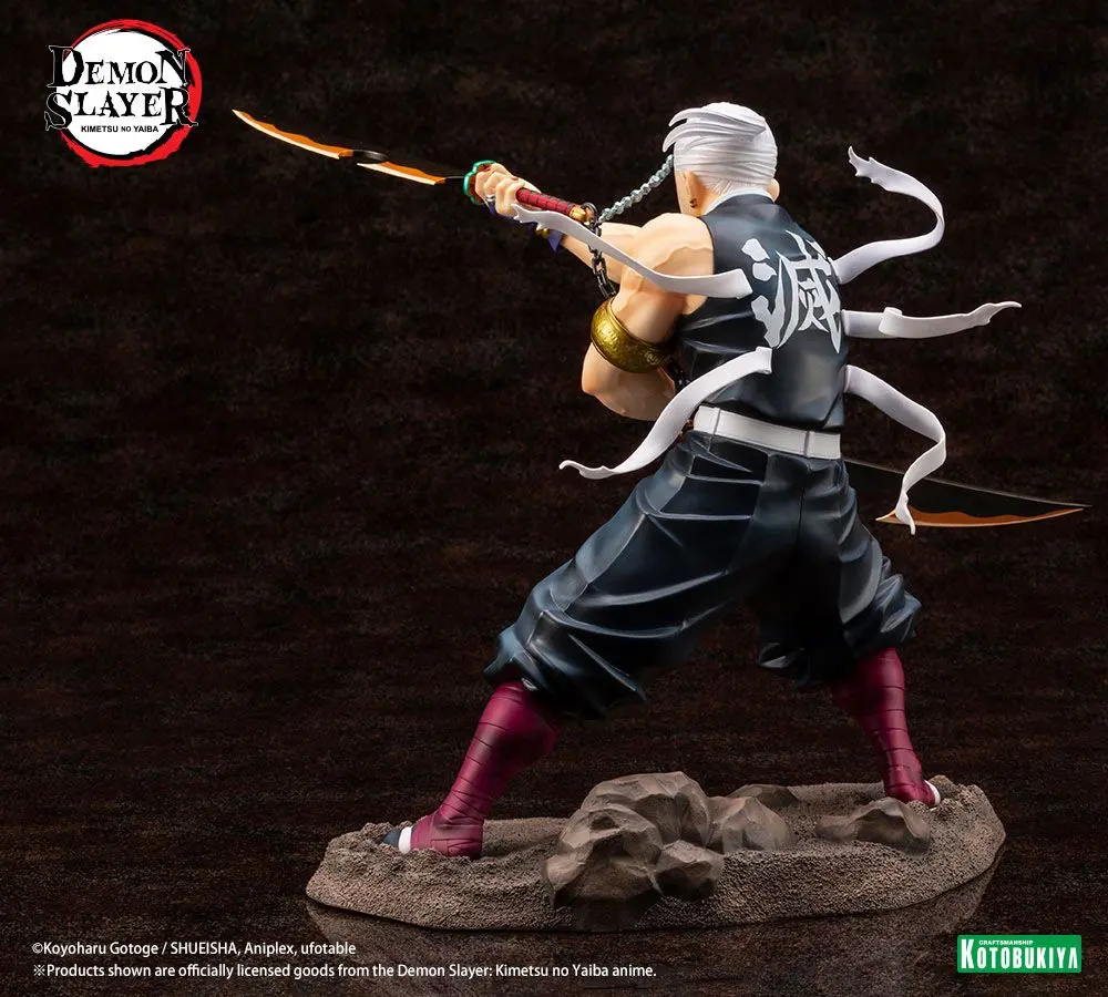 Demon Slayer: Kimetsu no Yaiba ARTFXJ figúrka 1/8 Tengen Uzui Bonus Edition 23 cm termékfotó