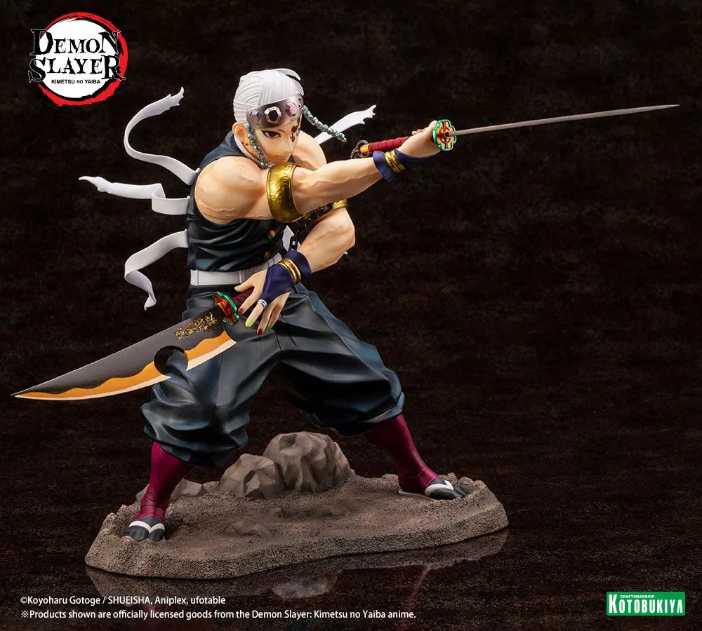 Demon Slayer: Kimetsu no Yaiba ARTFXJ figúrka 1/8 Tengen Uzui Bonus Edition 23 cm termékfotó