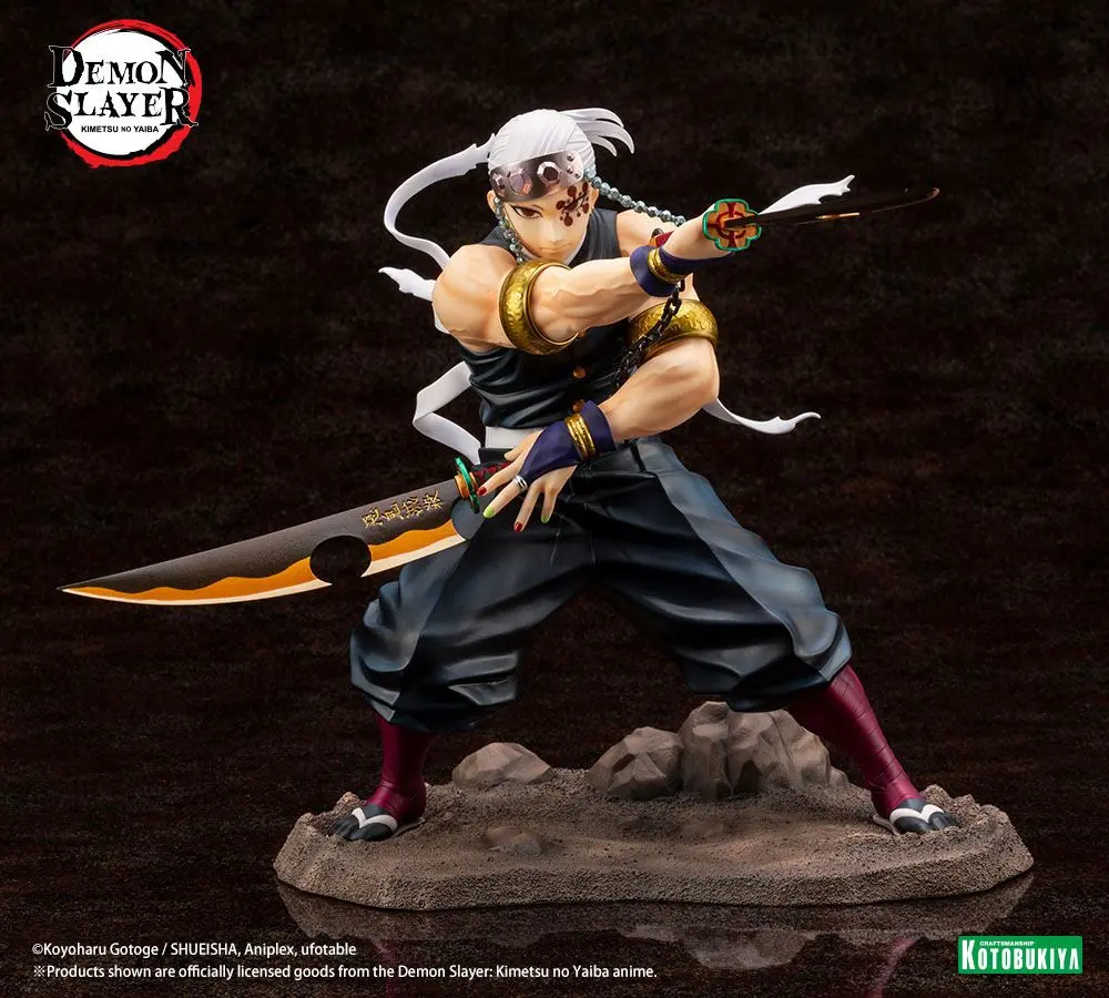 Demon Slayer: Kimetsu no Yaiba ARTFXJ figúrka 1/8 Tengen Uzui Bonus Edition 23 cm termékfotó