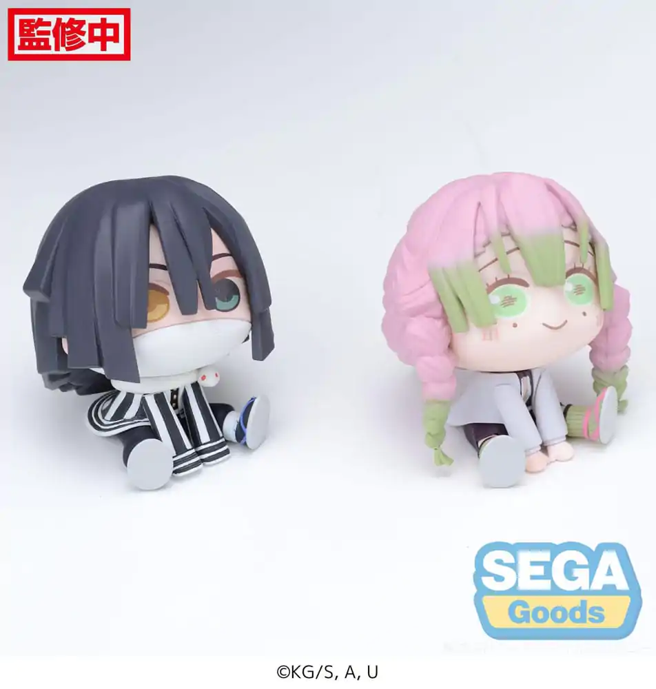 Demon Slayer: Kimetsu no Yaiba Chubby Collection PVC Soška Mitsuri Kanroji & Obanai Iguro (EX) 6 cm produktová fotografia