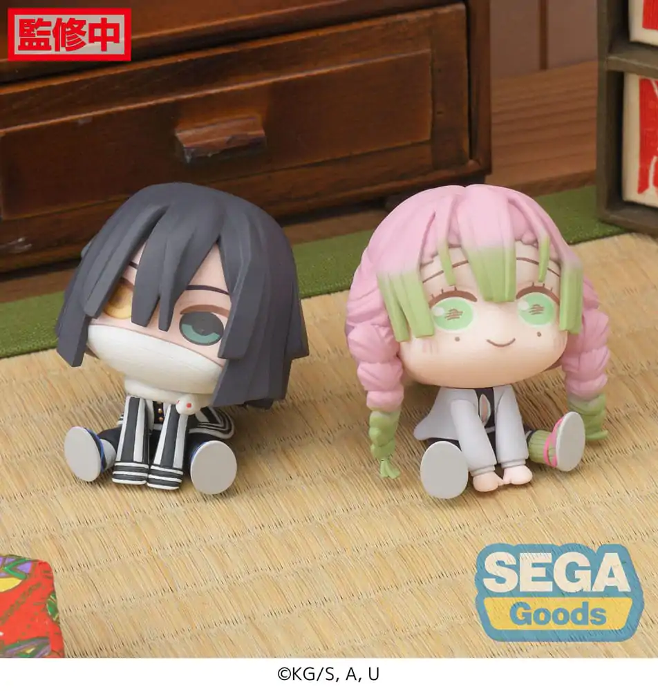 Demon Slayer: Kimetsu no Yaiba Chubby Collection PVC Soška Mitsuri Kanroji & Obanai Iguro (EX) 6 cm produktová fotografia