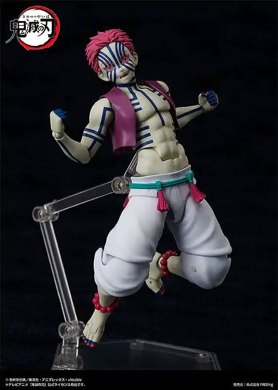 Demon Slayer: Kimetsu no Yaiba Figma akčná figúrka Akaza 15 cm produktová fotografia