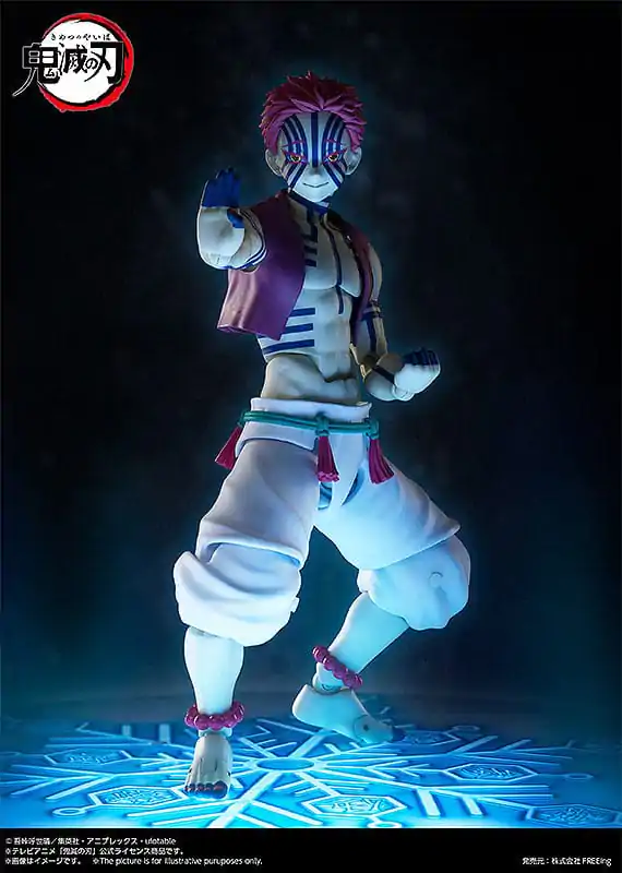 Demon Slayer: Kimetsu no Yaiba Figma akčná figúrka Akaza 15 cm produktová fotografia
