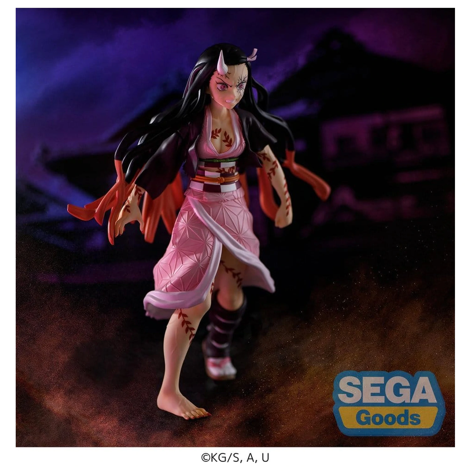 Demon Slayer: Kimetsu no Yaiba FIGURIZMa PVC figúrka Nezuko Kamado Demon Form Advancing Ver. (Rerelease) 21 cm produktová fotografia