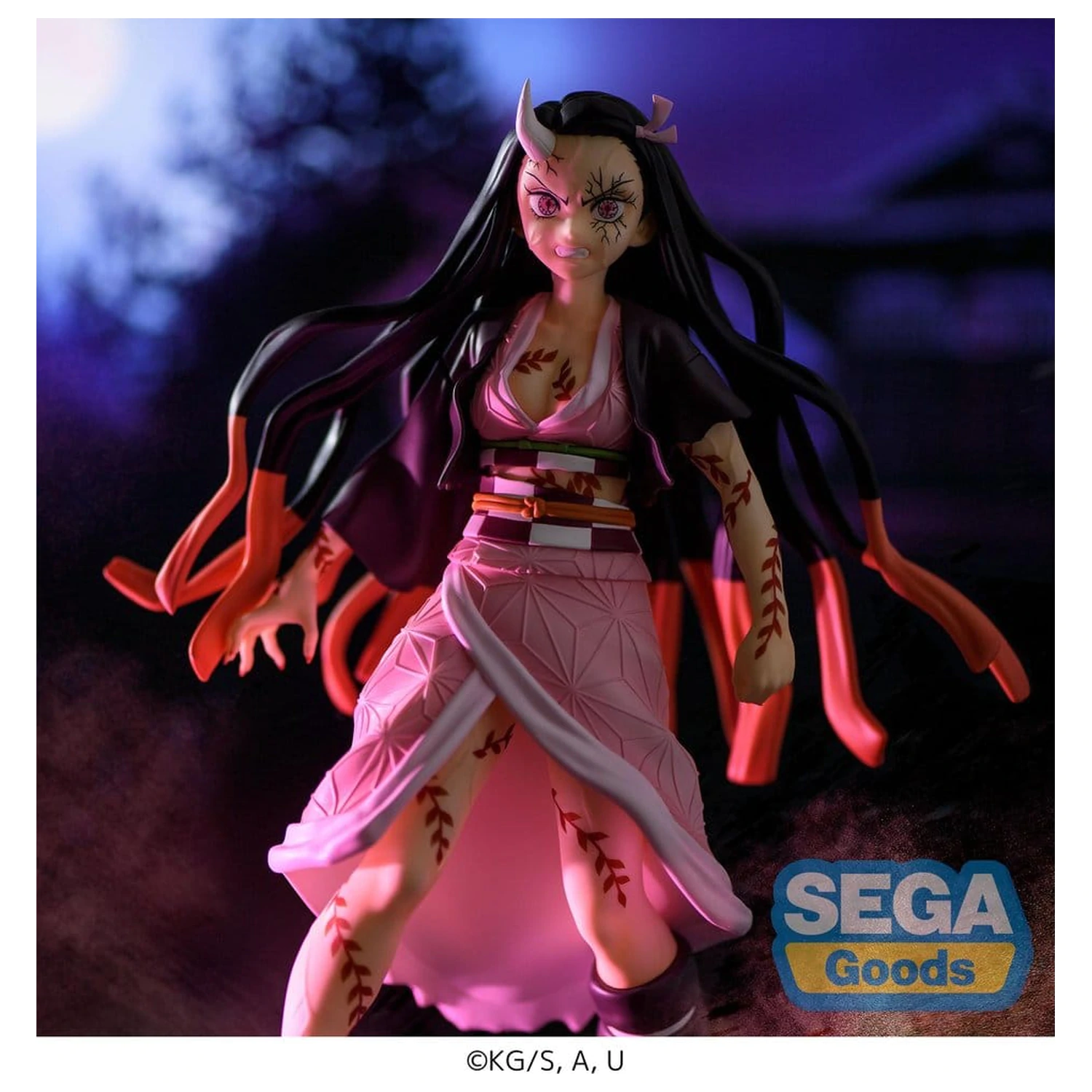 Demon Slayer: Kimetsu no Yaiba FIGURIZMa PVC figúrka Nezuko Kamado Demon Form Advancing Ver. (Rerelease) 21 cm produktová fotografia