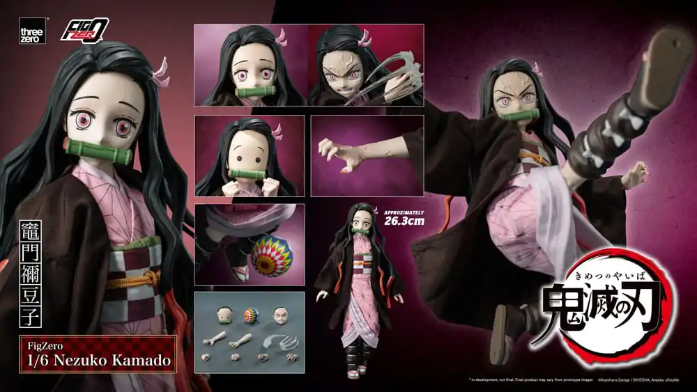 Demon Slayer: Kimetsu no Yaiba FigZero akčná figúrka 1/6 Nezuko Kamado 26 cm produktová fotografia