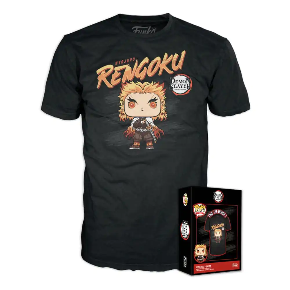 Demon Slayer: Kimetsu no Yaiba Boxed Tee tričko Rengoku produktová fotografia