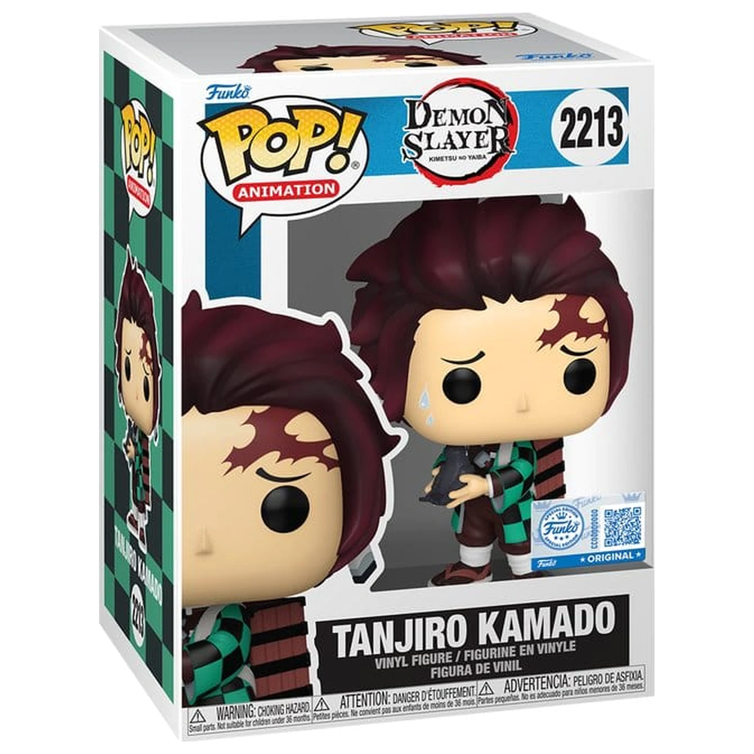 Demon Slayer: Kimetsu no Yaiba Funko POP! Animation Vinylová figúrka Tanjiro w/Crow 9 cm produktová fotografia