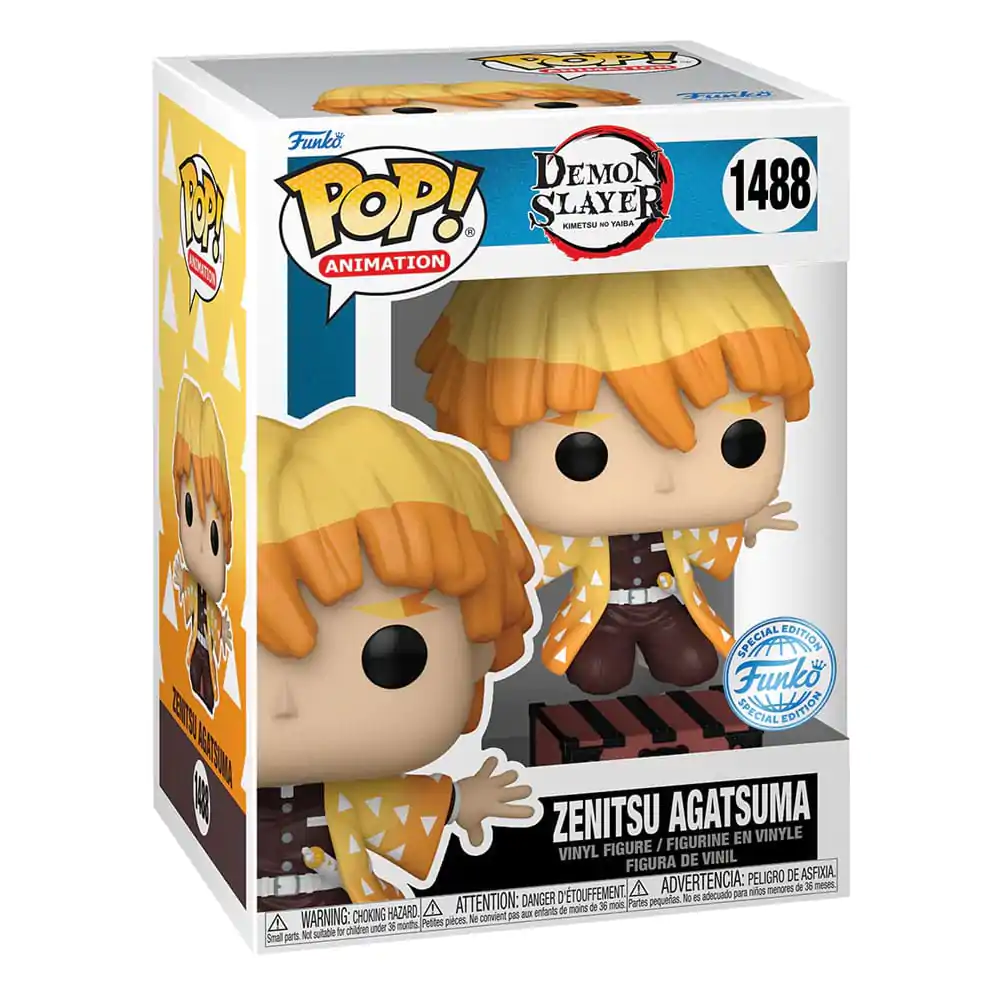 Demon Slayer: Kimetsu no Yaiba Funko POP! Animation vinylová figúrka Zenitsu Agatsuma Special Edition 9 cm produktová fotografia