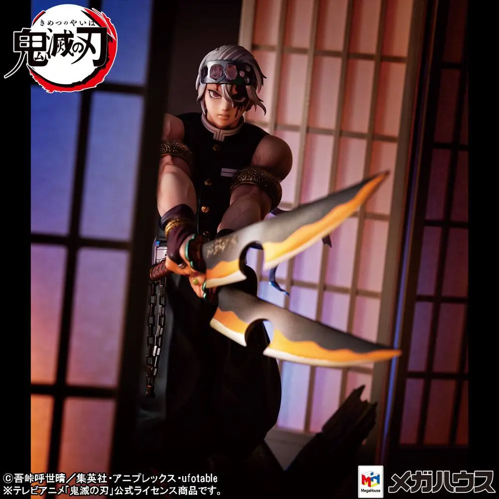 Demon Slayer Kimetsu no Yaiba G.E.M. PVC socha 1/8 Tengen Uzui 23 cm produktová fotografia