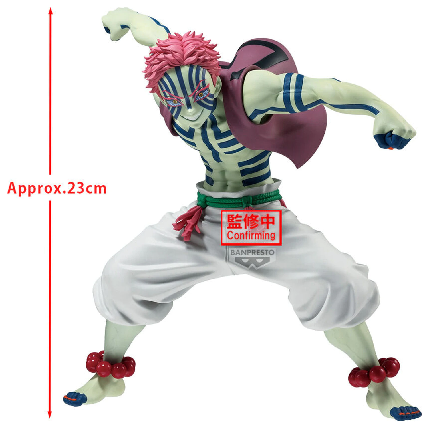 Demon Slayer Kimetsu no Yaiba Grandista Akaza II figúrka 23 cm produktová fotografia