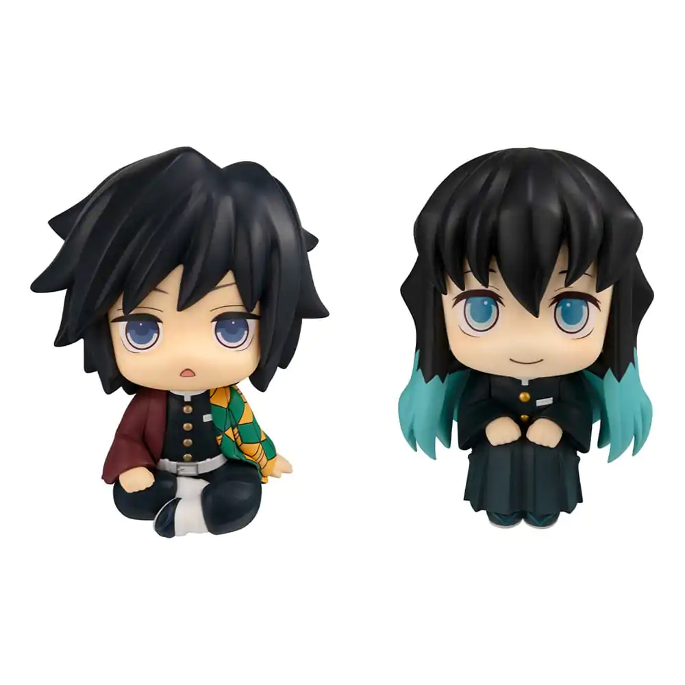 Demon Slayer: Kimetsu no Yaiba Look Up PVC sošky Giyu Tomioka Stupefied face Ver. & Muichiro Tokito Smile face Ver. 11 cm (s darčekom) produktová fotografia
