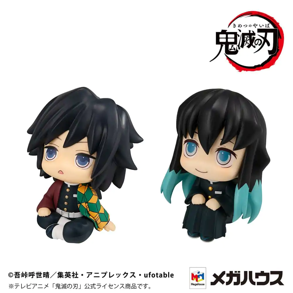 Demon Slayer: Kimetsu no Yaiba Look Up PVC sošky Giyu Tomioka Stupefied face Ver. & Muichiro Tokito Smile face Ver. 11 cm (s darčekom) produktová fotografia