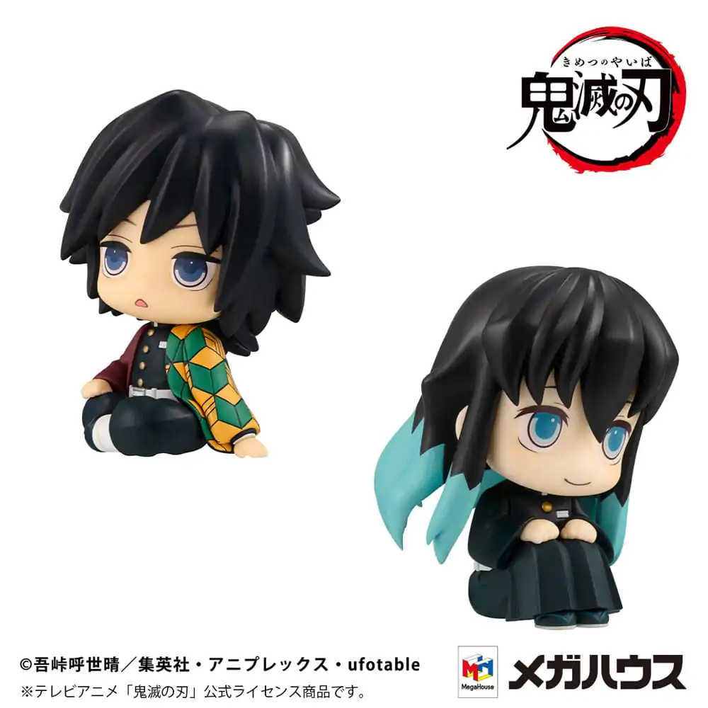 Demon Slayer: Kimetsu no Yaiba Look Up PVC sošky Giyu Tomioka Stupefied face Ver. & Muichiro Tokito Smile face Ver. 11 cm (s darčekom) produktová fotografia