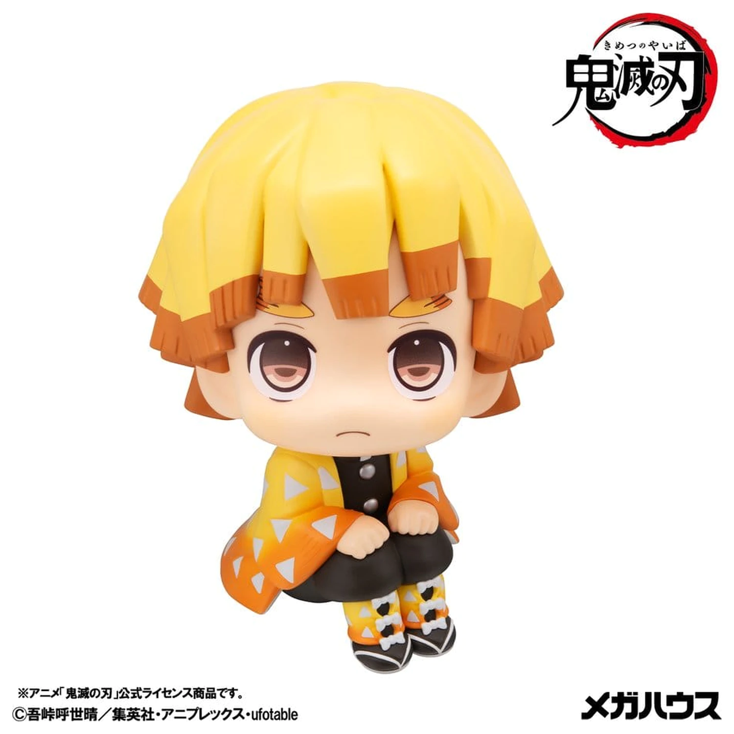 Demon Slayer: Kimetsu no Yaiba Look Up PVC figúrka Zenitsu Agatsuma Grumpy Ver. 11 cm produktová fotografia